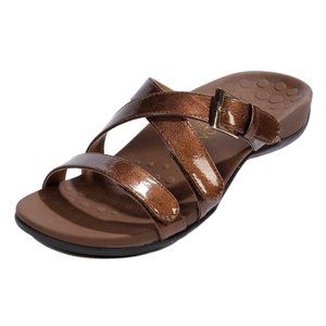 VIONIC with ORTHAHEEL Kira Slide Sandal with Buckle Detail sz 11
